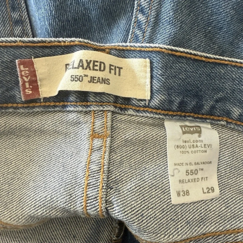 Vintage Levis 550 Jeans‎ 38x29 Fits 36x28 Red Tab Denim 100% Cotton